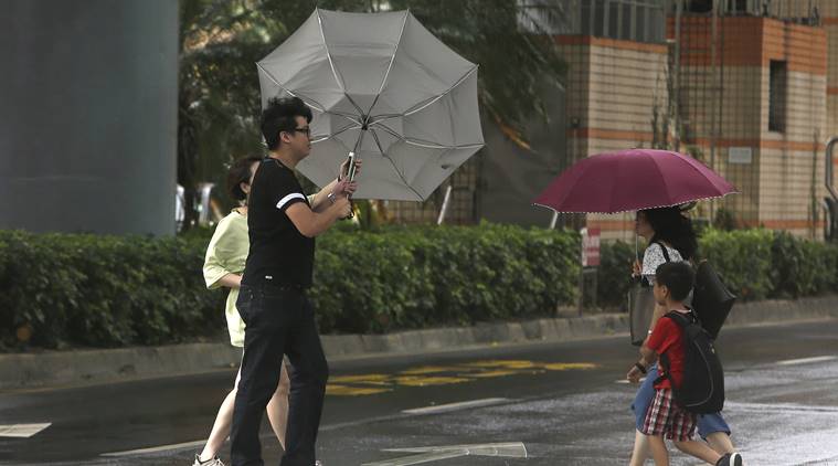 china storm, china landslide, china storm death toll, chins storm death, Taiwan, Taipei, indian express