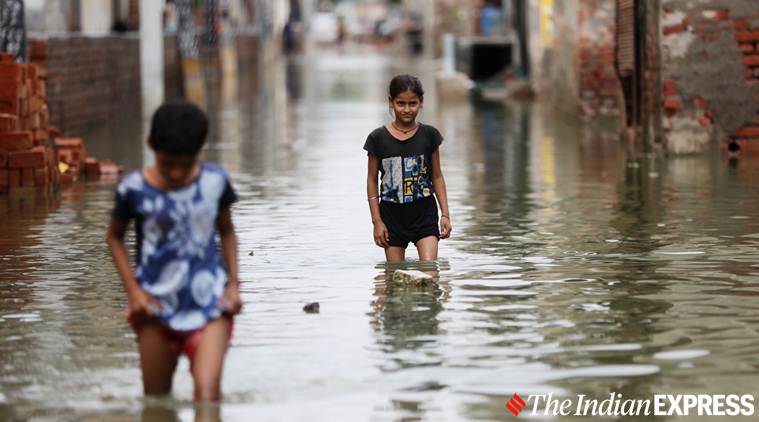 Haryana Punjab floods, Uttarakhand Himachal rains, Spiti Himachal weather, Weather news India, Indian Express