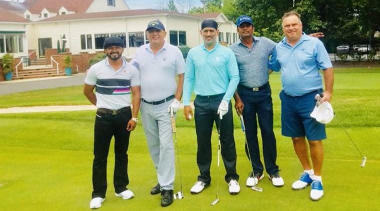 MS Dhoni, Kedar Jadhav, Dhoni Jadhav gold, Dhoni Jadhav sports day, Dhoni Jadhav play golf, MS Dhoni retirement, MS Dhoni retirement rumours, cricket news