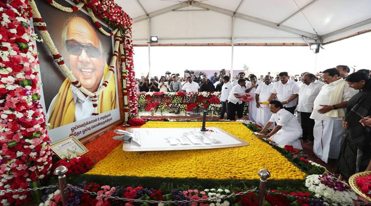 Karunanidhi's memorial turns into wedding venue on his 97th birth anniversary