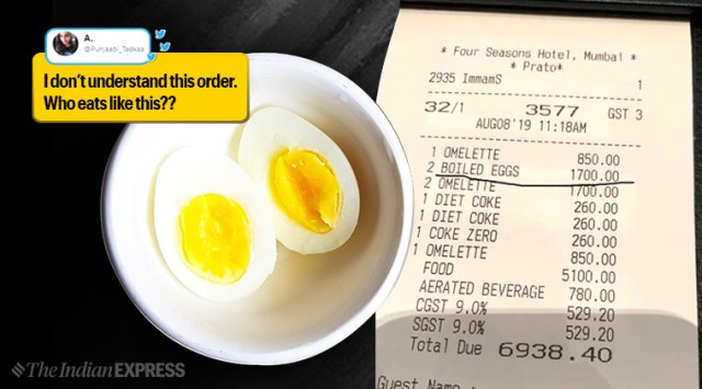 One egg omelette charged 850 rupees in India-ఒక కోడిగుడ్డు ఆమ్లెట్=₹850