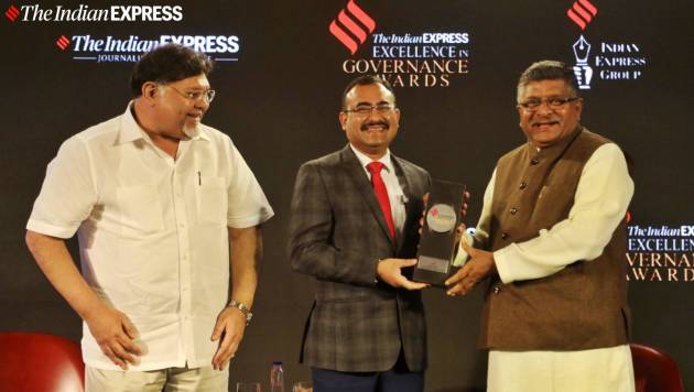 Indian Express governance awards, Indian express awards for governance, Indian Express governance awards photos, nitin gadkari, ram vilas paswan, ravi shankar prasad, indian express news