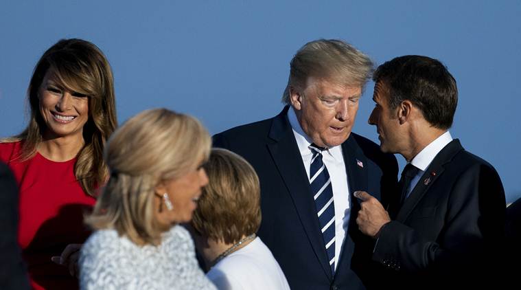 g7 summit, g7 summit paris, donald trump boris johnson meet g7 summit, trump macron meet g7 summit, g7 summit highlights