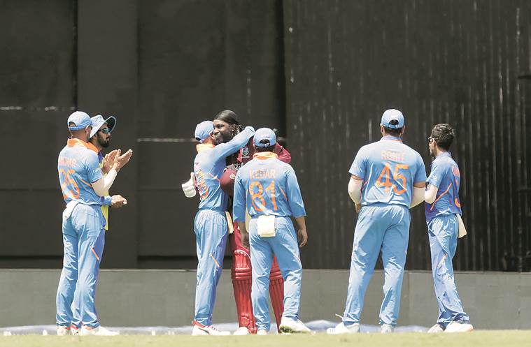 chris gayle, chris gayle last match, chris gayle retirement, chris gayle india vs west indies, ind vs west indies 3rd odi score