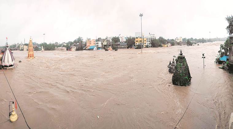 Godavari in spate as heavy rain lashes Nashik district