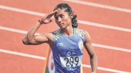 Hima Das, srpinter Hima das, World Under-20, Hima Das sprint, Hima das Class XII examinations, Hima das education, World Championships, Doha World Championships, Athletics Federation of India, Hima das news, Indian express
