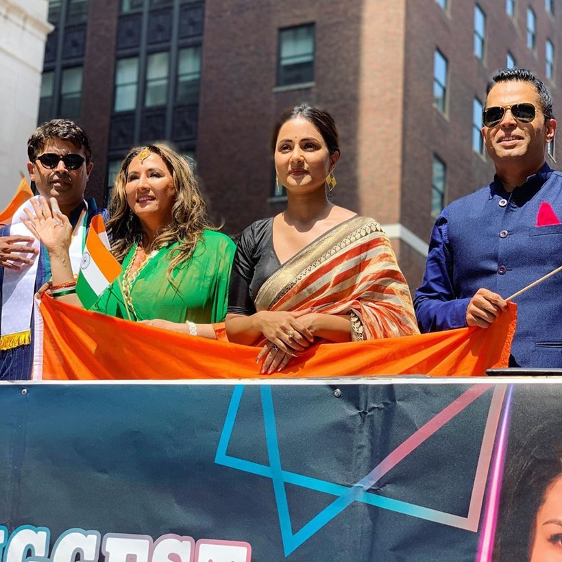 Hina Khan in New York