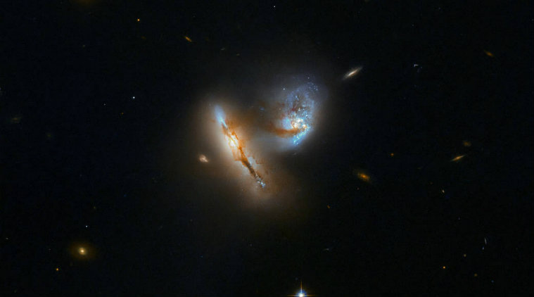 The Romeo and Juliet of Galaxies spotted by NASA's Hubble Telescope