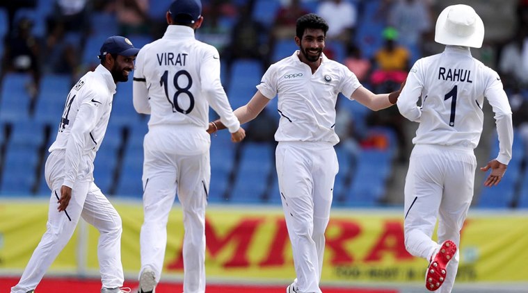 india vs west indies test, india vs west indies score, india vs west indies test match 2019, india vs west indies test scorecard, jasprit bumrah, ajinkya rahane, cricket scores, cricket news