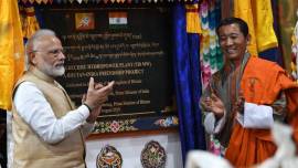 india bhutan hydroelectric power plant, hydroelectic power plant bhutan, india bhutan relations, india bhutan NHPC projects, NHPC projects india bhutan, bhutan india relations, india NHPC project, bhutan NHPC project, pm modi in bhutan, modi in bhutan, india news, Indian Express
