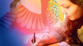 Japani Shyam, gond artist, japani shyam artist, indian express, indian express sunday eye