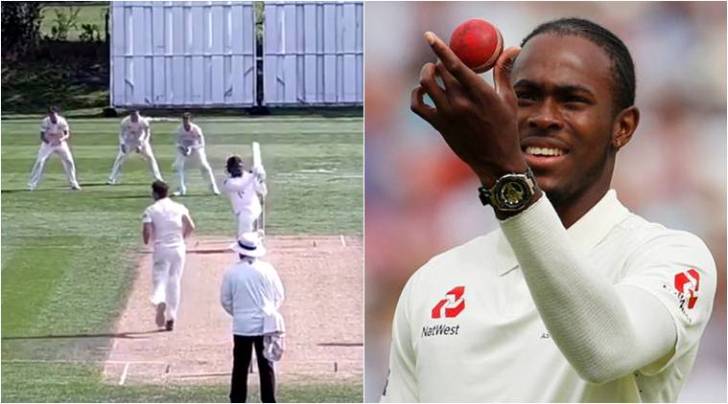 Jofra Archer century, Jofra Archer Ashes 2019, Jofra Archer Sussex 2nd XI, Jofra Archer century video, Jofra Archer Jason Gillespie, cricket news