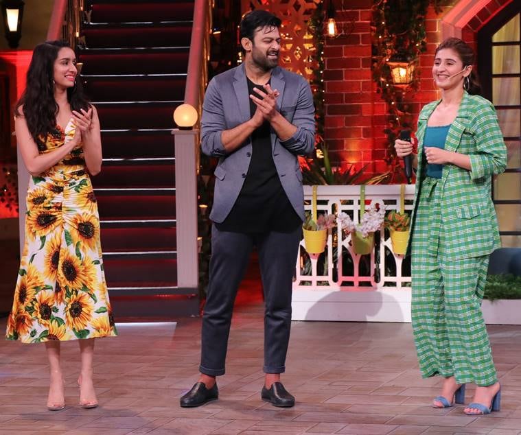 Prabhas and Shraddha kapil sharma show