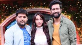 Kapil sharma, Noora fatehi and Vicky Kaushal