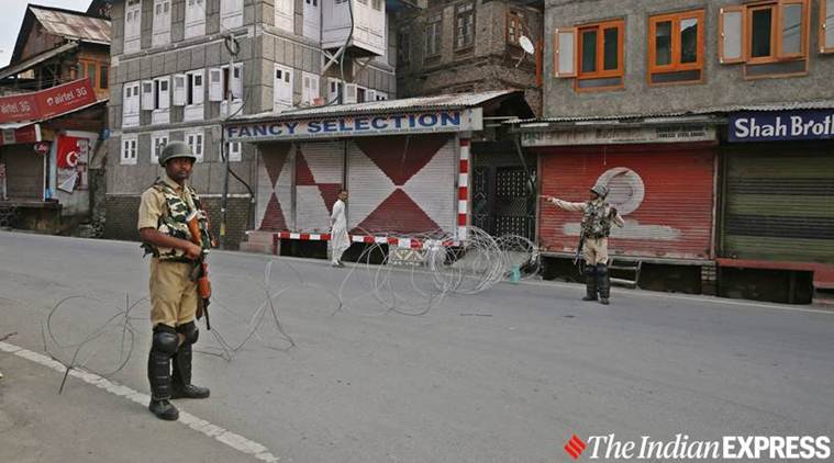 jammu and kashmir curfew, J&K curfew restrictions, J&K section 144 imposed, J&K article 370 revoked