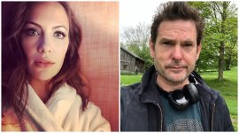 Kate Siegel and Henry Thomas The Haunting of Bly Manor.