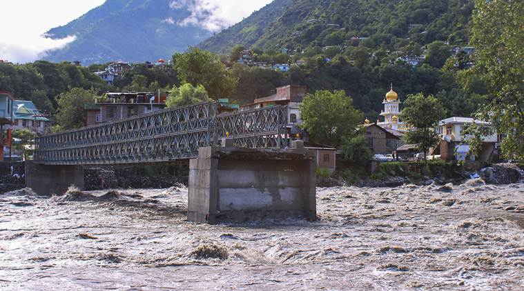Haryana Punjab floods, Uttarakhand Himachal rains, Spiti Himachal weather, Weather news India, Indian Express