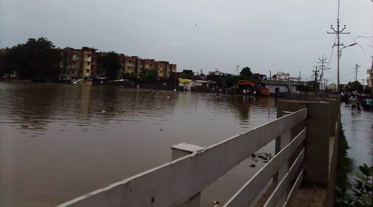 Mahadev lake in Wadi area is the city spills over