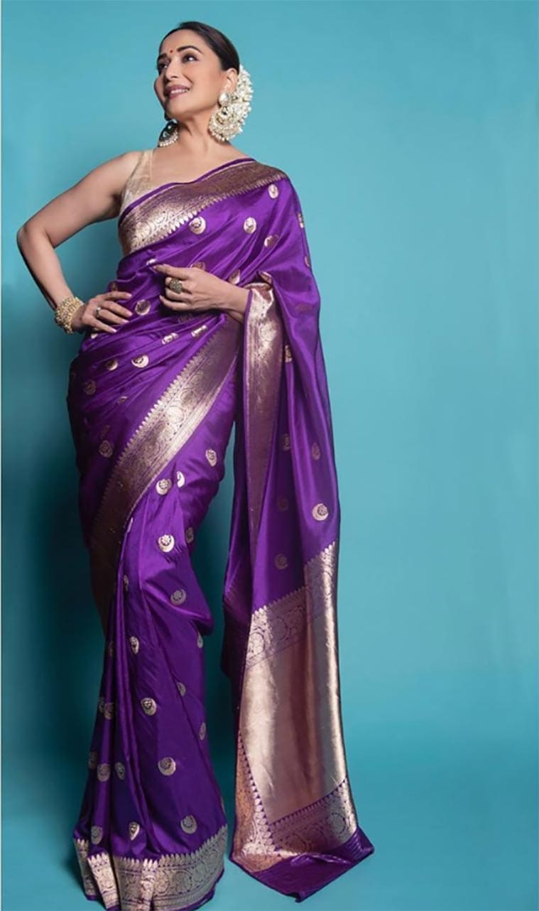 Rani Pink Silk Brocade Saree Design by Raw Mango at Pernia's Pop Up Shop  2024