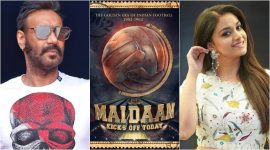 ajay devgn, keerthy suresh in maidaan