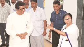 Raj Thackeray meets Mamata, invites her to scrap-EVMs rally