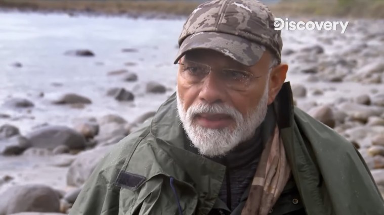 pm narendra modi on man vs wild