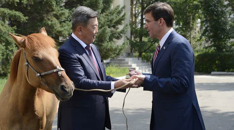 Pentagon chief visits Mongolia to strengthen military bonds