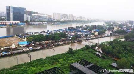 While the Navy teams are stationed in Kalyan, Army teams are being sent to Shahapur and one team will be kept on standby for Thane city. (Express Photo by Pradip Das)