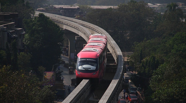 Mumbai city news, Mumbai Hardlook, Mumbai monorail, Mumbai monorail project, monorail service in mumbai, indian express