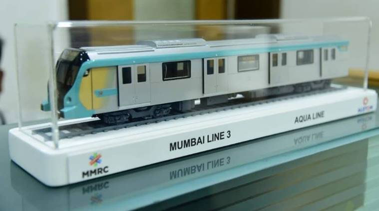 mumbai metro 3, mumbai metro 3 model, mumbai aqua line, mumbai aqua line trains, mumbai metro, mumbai news