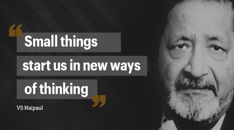 vs naipaual, vs naipaul quotes, vc naipaul books, vs naipaul death anniversary, vs naipaul books, indian express, indian express news