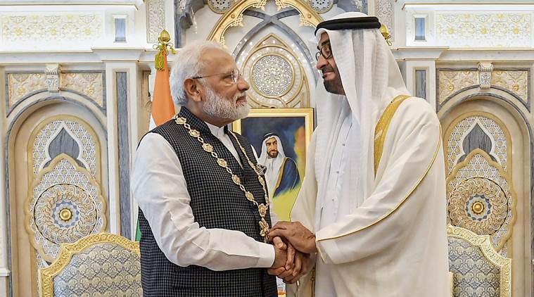 UAE honours PM Modi with highest civilian award