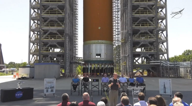 nasa, Alabama facility as moon spacecraft headquarters, NASA Administrator Jim Bridenstine, Marshall Space Flight Center, NASA Artemis lunar program, Johnson Space Center