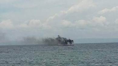 Philippine ferry fire kills 2, more than 100 people rescued