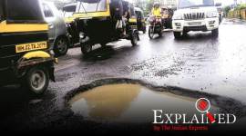 potholes-759 explained Mumbai, Mumbai potholes, bmc duct plan, bmc mumbai, Mumbai utilities, underground utilities, express explained, indian express