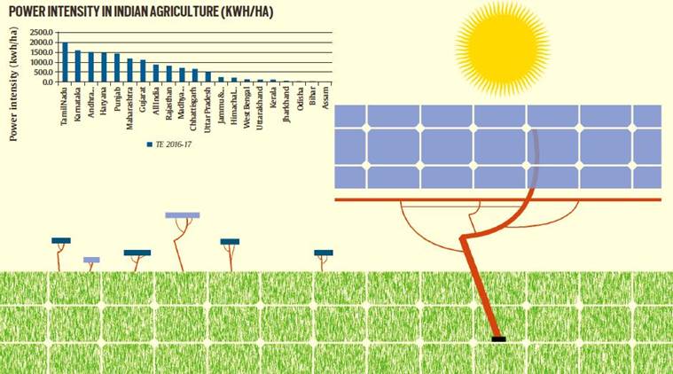 farm income, rural income, farm loan, farm distress, farming in india, National Statistical Office, solar eenrgy, agriculture income, indian farmers, farm distress, solar panels farmers, indian express