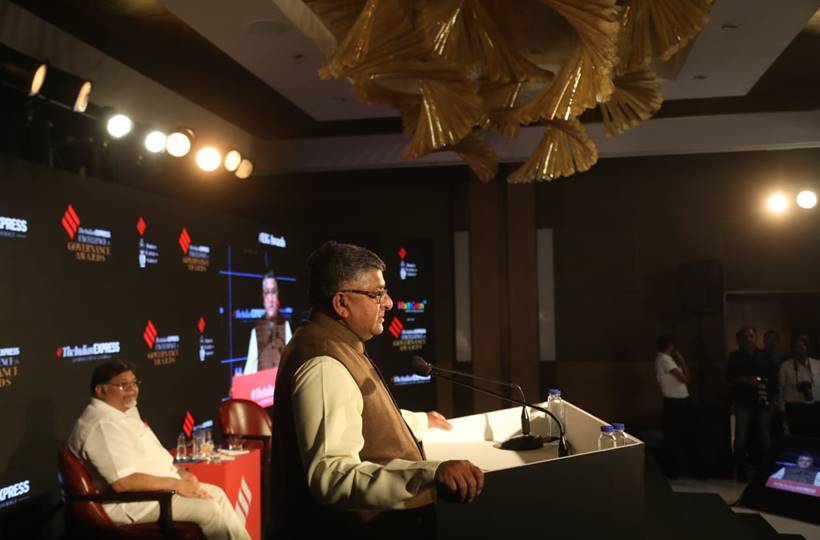 Indian Express governance awards, Indian express awards for governance, Indian Express governance awards photos, nitin gadkari, ram vilas paswan, ravi shankar prasad, indian express news