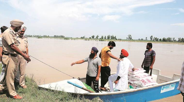 Punjab floods, Punjab flood losses, Punjab floods in villages, Anuj Sharma, Moga floods, punjab news, Indian Express