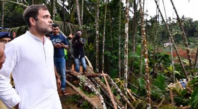 Rahul visits flood ravaged Wayanad, assures people of assistance