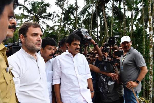 Rahul Gandhi visits flood-ravaged Wayanad, assures displaced people of assistance
