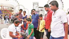 ID cards, big screens: At Rajkot fair, 104 lost children are found