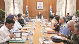 Finance Commission meeting, Finance Commission meet, Rajnath Singh Finance Commission meeting, Defence land, defence assets, shortfall of funds, monetise defence land assets, india news, indian express