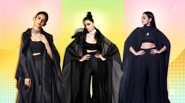 Deepika Padukone, Sonakshi Sinha, Rakul Preet: Who wore the cape outfit  better? | Lifestyle News,The Indian Express