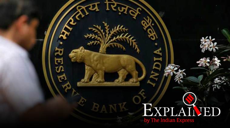  Reserve Bank of India, RBI monetary police, RBI GDP growth, Economic Slowdown RBI, Indian Express news