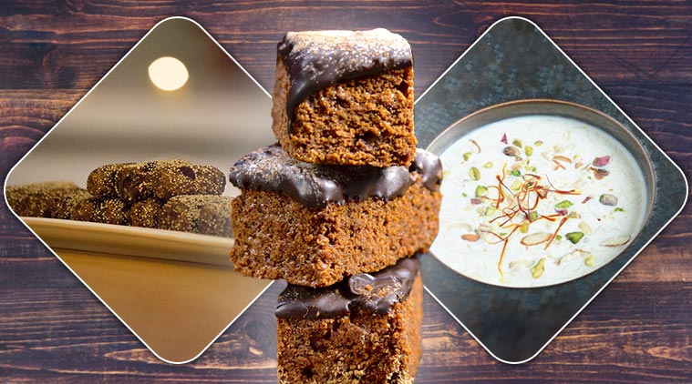 dessert recipes, delicious dessert recipes, easy dessert recipes, brownie recipe, date roll recipe, indian express