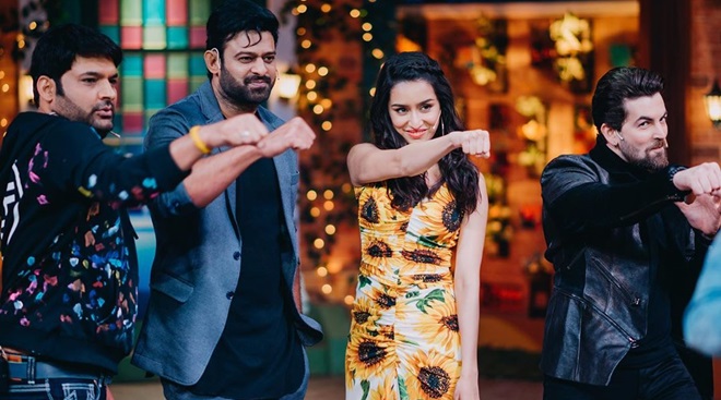 Saaho stars Prabhas, Shraddha Kapoor, Neil Nitin Mukesh’s fun time on ...