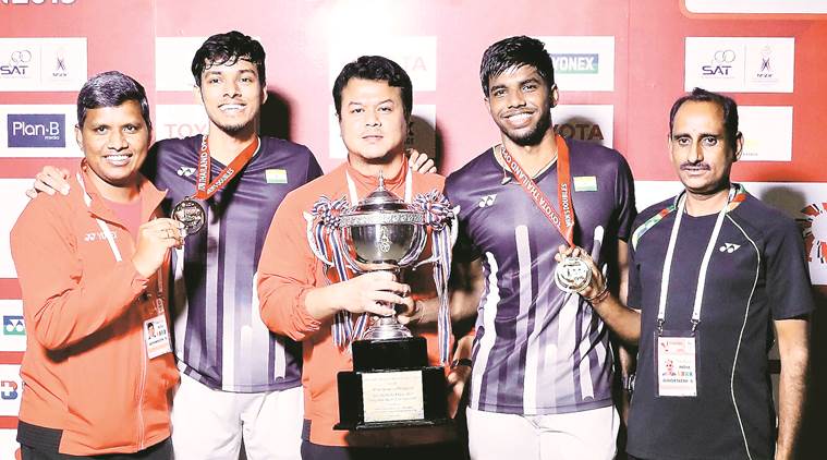 indian pair wins thailand open, indian badminton pair wins thailand open, badminton thailand open, badminton thailand open 2019, thailand open badminton, sports news, badminton pair of Chirag Shetty satwiksairaj rankireddy, Chirag Shetty, satwiksairaj rankireddy