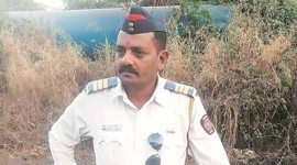 mumbai city news, mumbai traffic police death, mumbai traffic constable run over by truck, Sanjiv Patil, Ambernath police station accident, mumbai city news