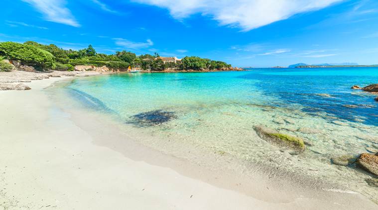 Couple fined, Sardinia beach, Indian Express