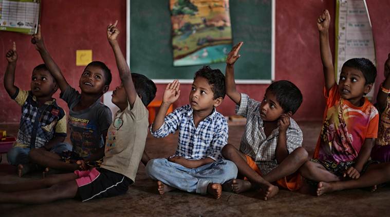school kids, indian education